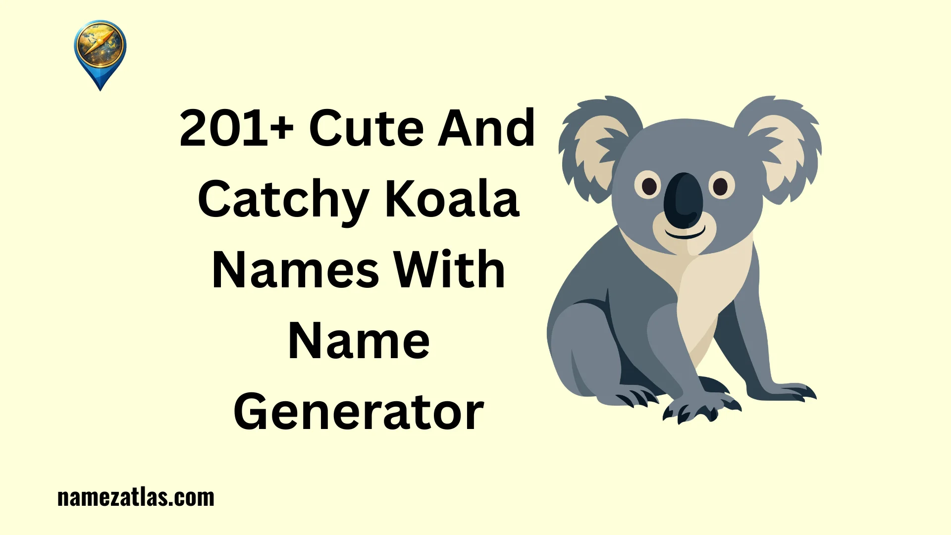 Cute And Catchy Koala Names With Name Generator