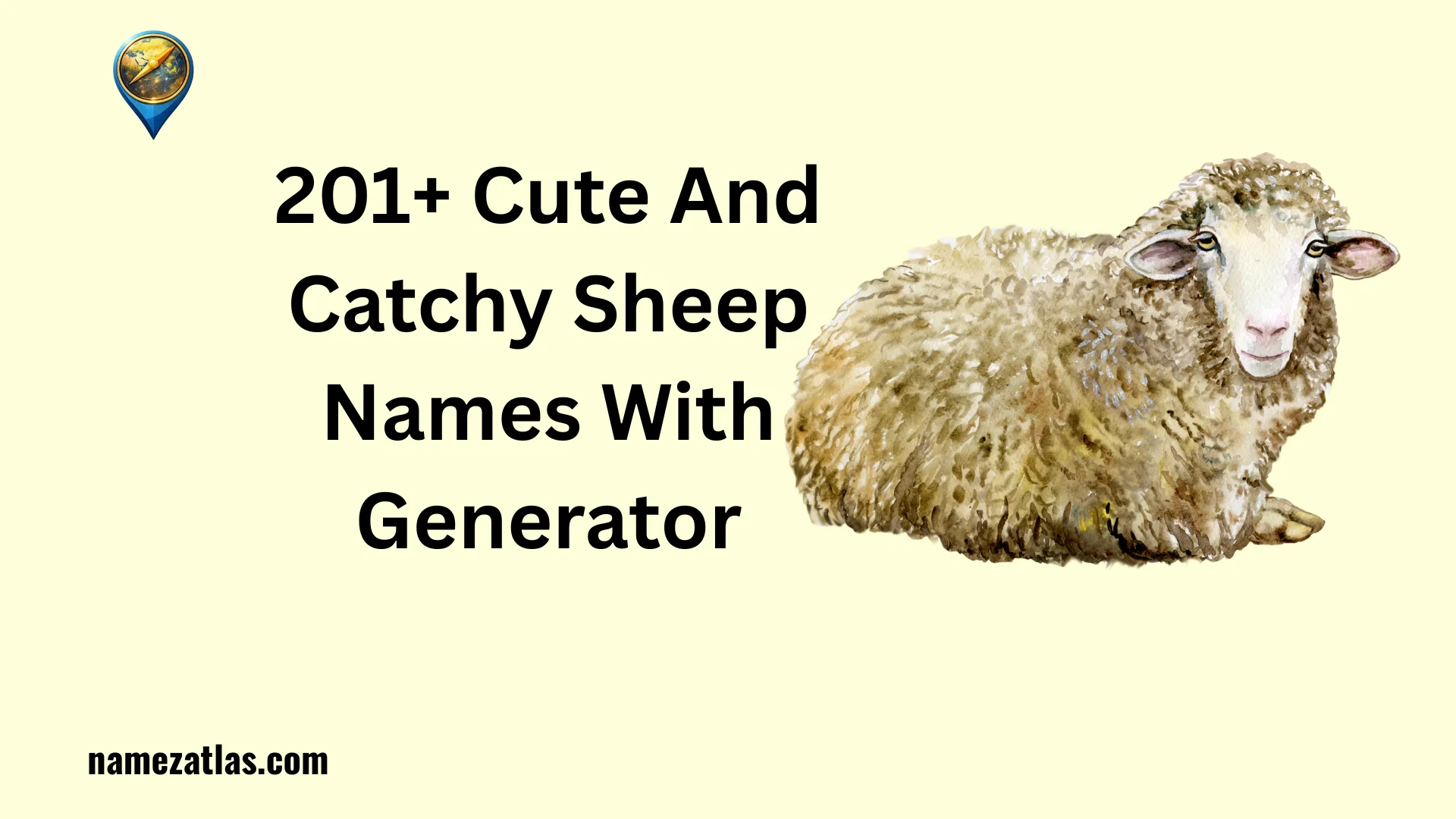 Cute And Catchy Sheep Names With Generator