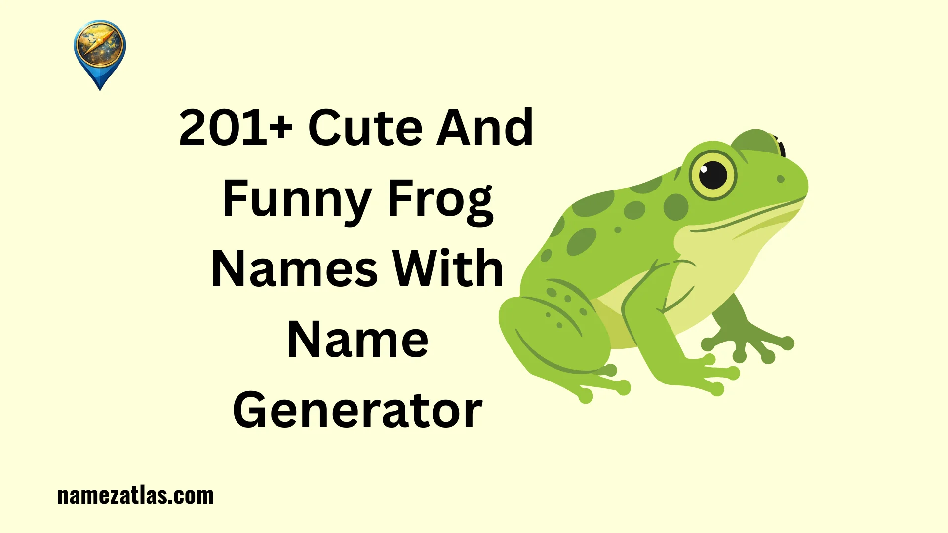Cute And Funny Frog Names With Name Generator
