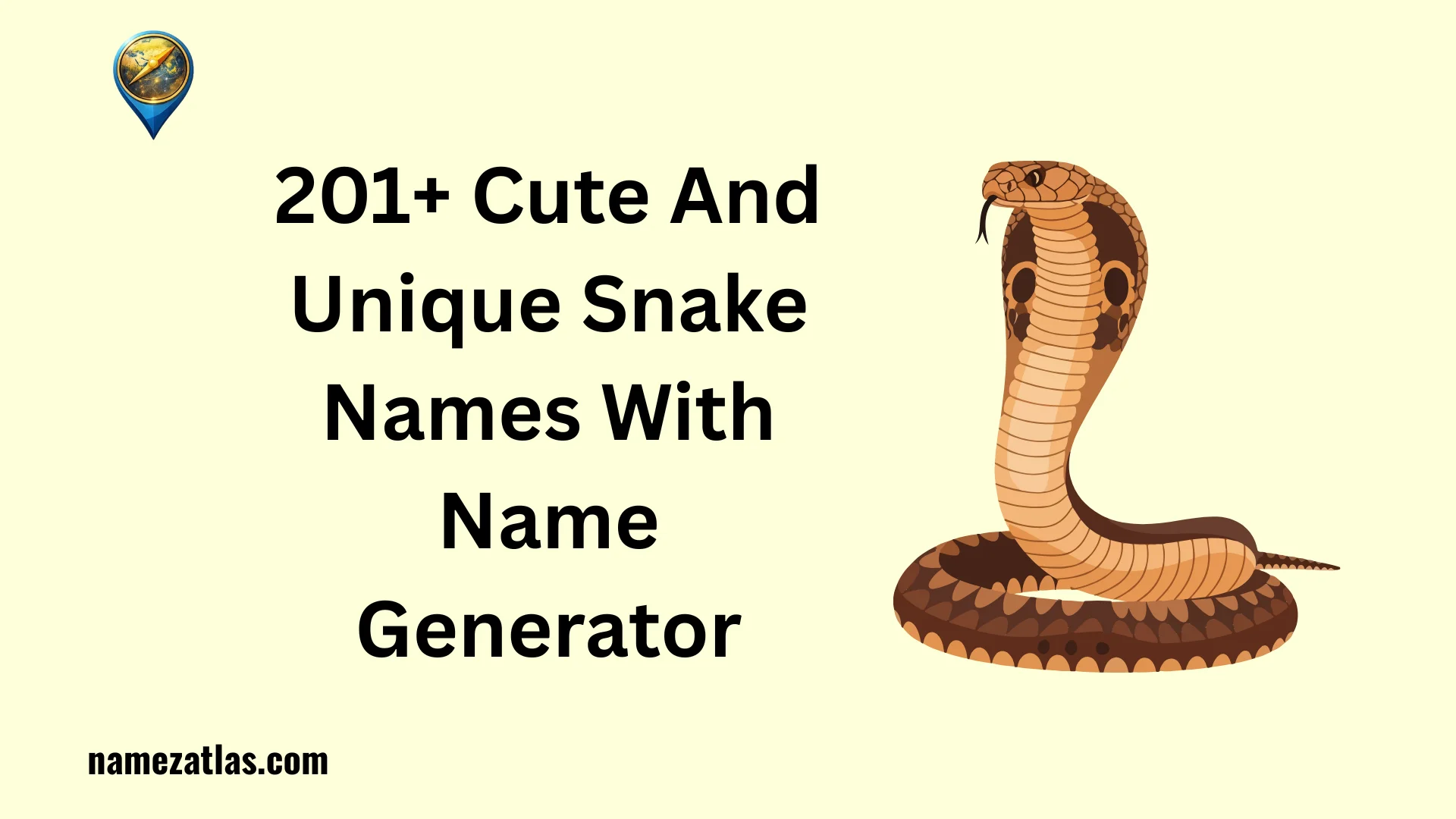 Cute And Unique Snake Names With Name Generator