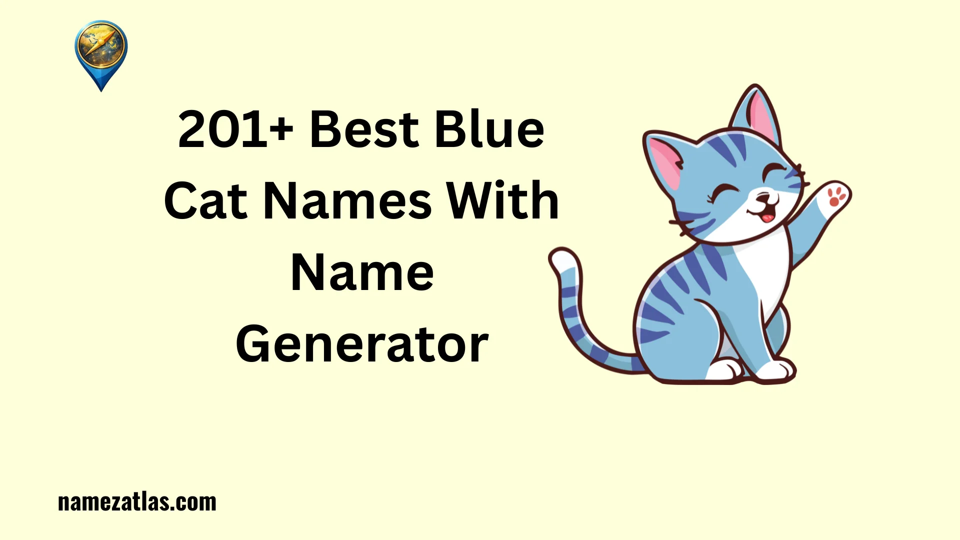 Best Blue Cat Names With Name Generator