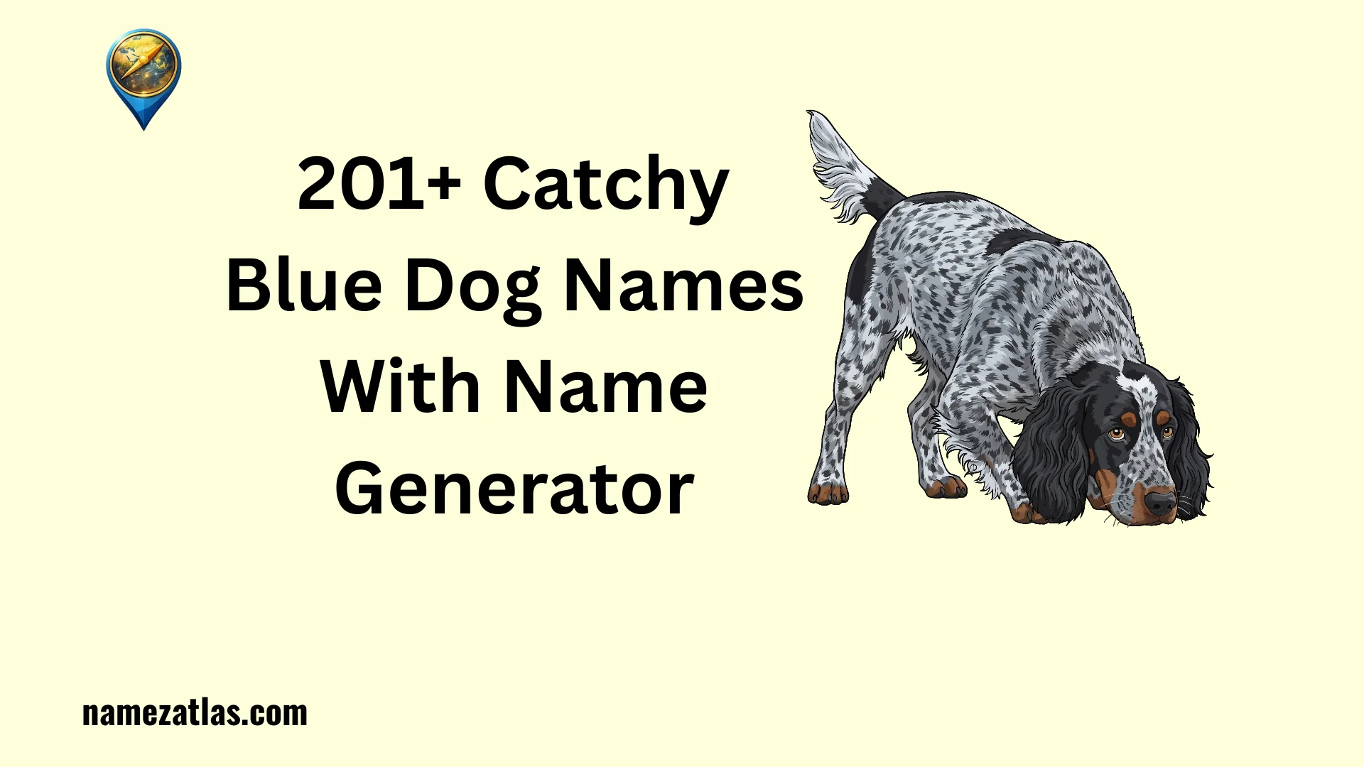 Catchy Blue Dog Names With Name Generator