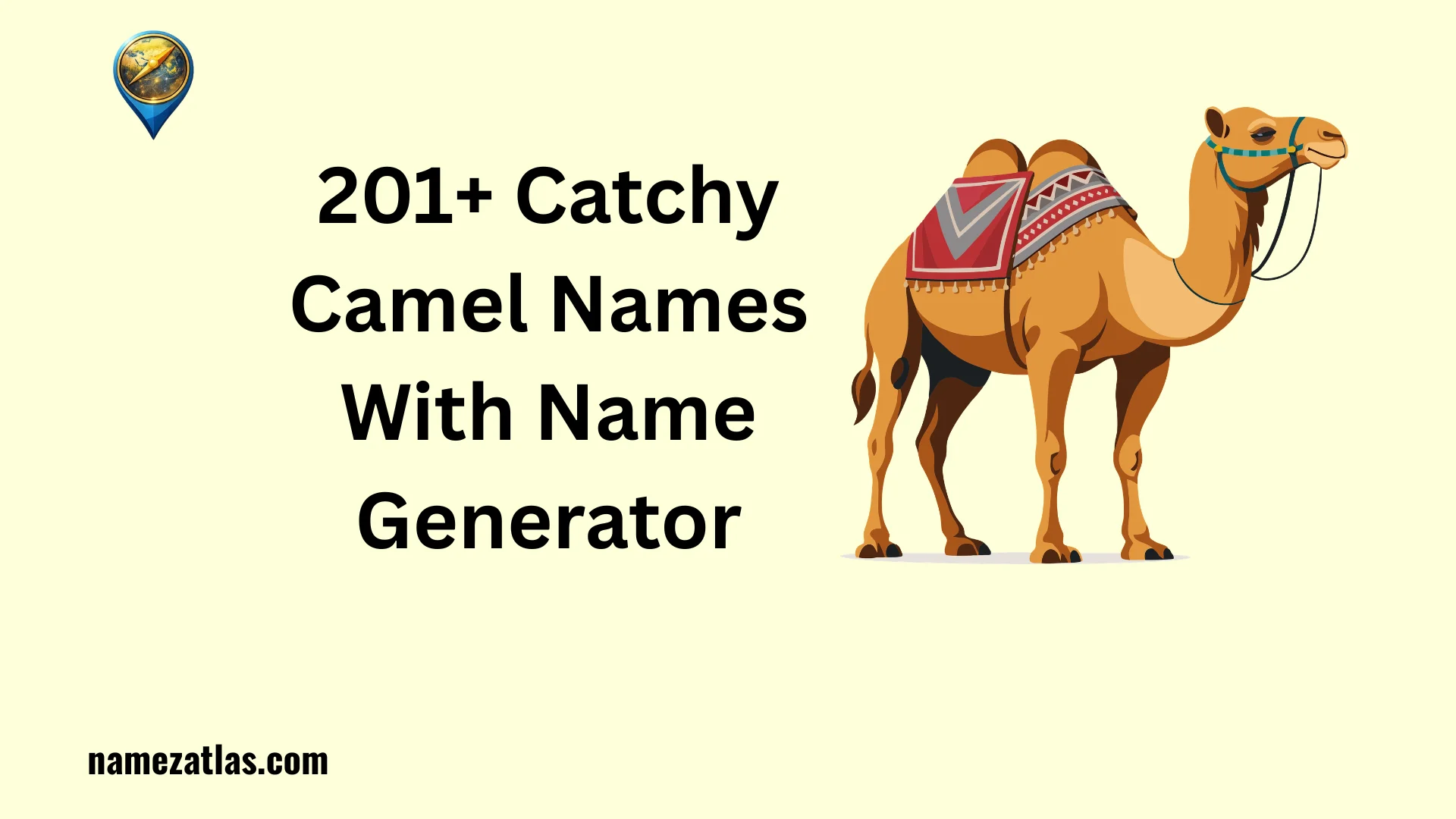 Catchy Camel Names With Name Generator