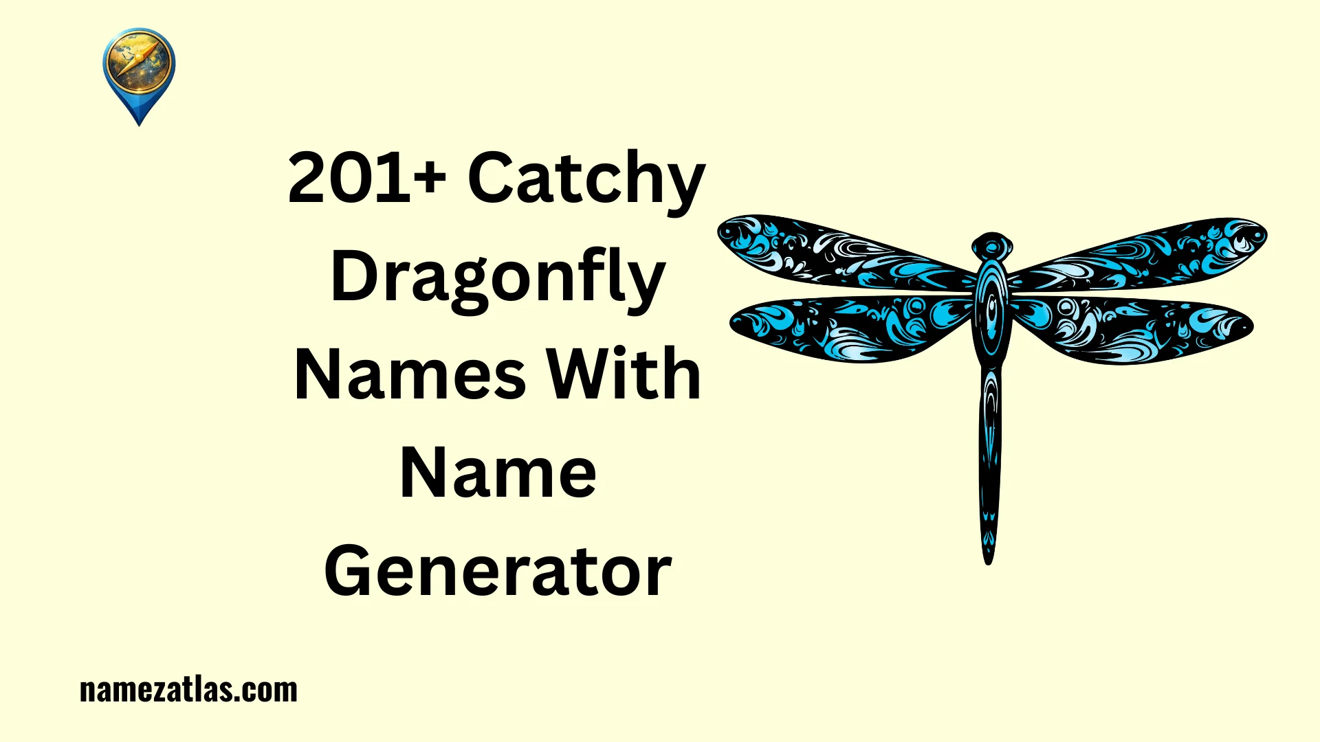 Catchy Dragonfly Names With Name Generator