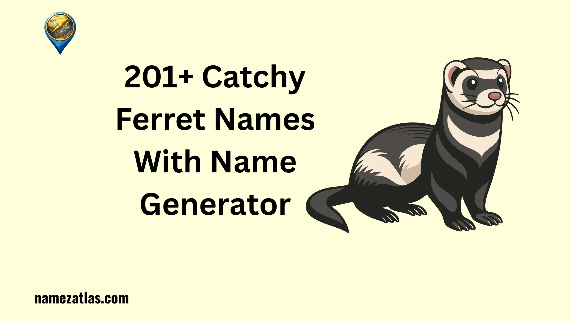 Catchy Ferret Names With Name Generator