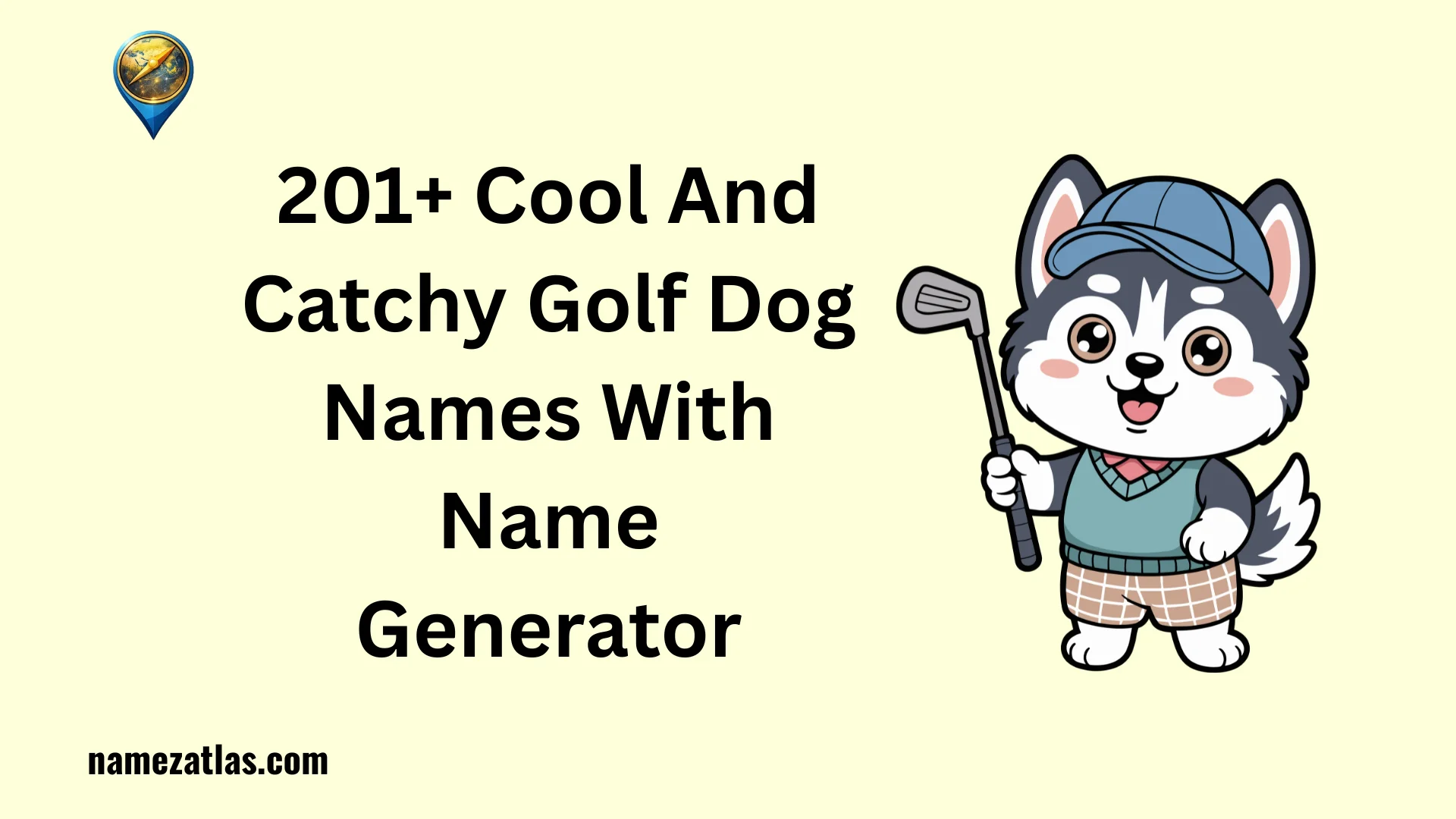 Cool And Catchy Golf Dog Names With Name Generator