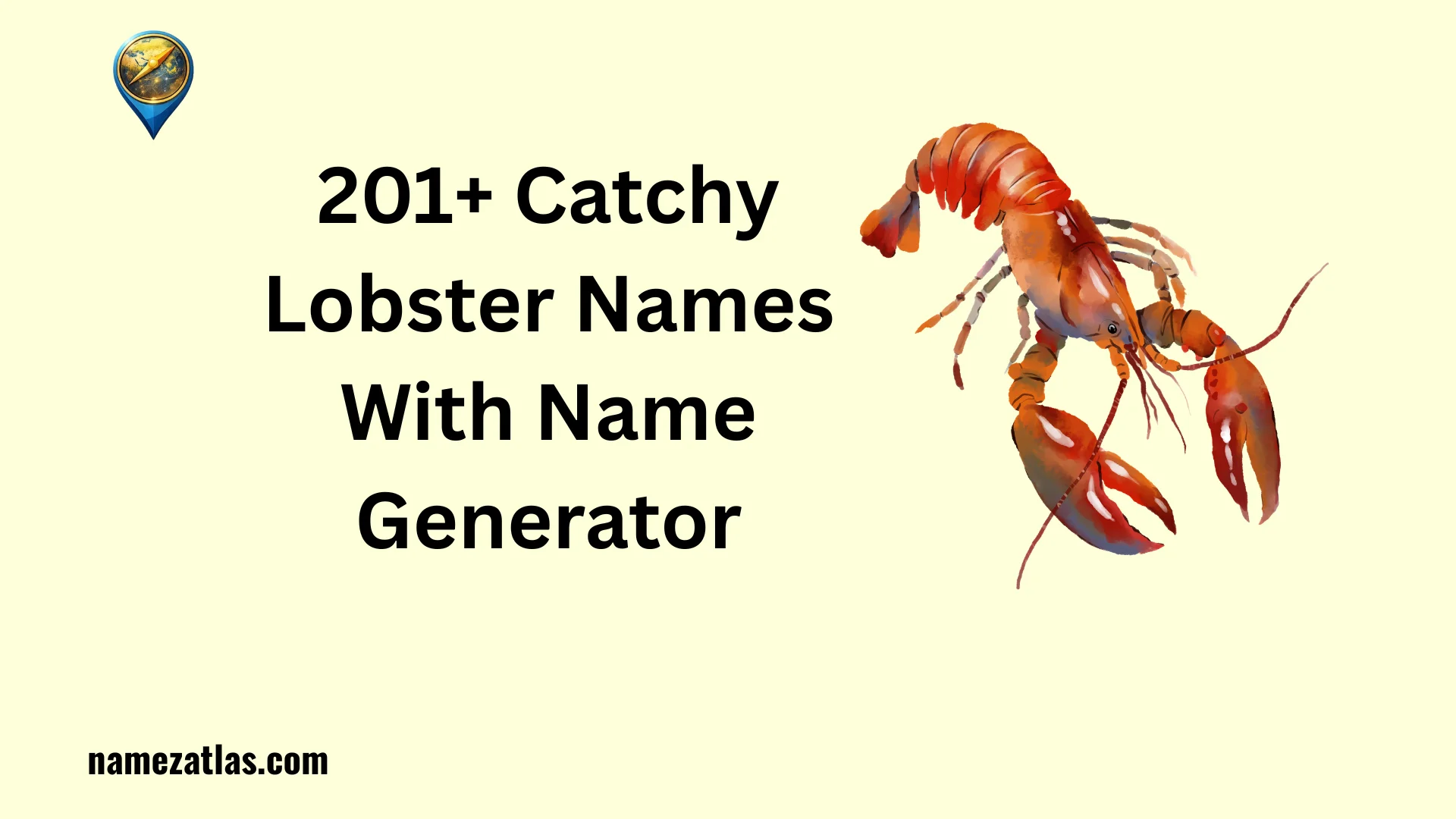 Catchy Lobster Names With Name Generator