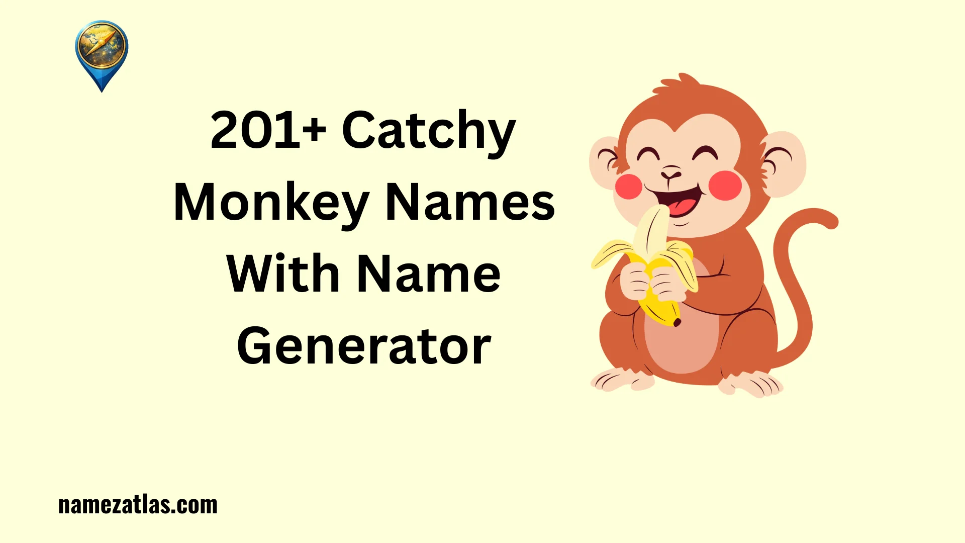 Catchy Monkey Names With Name Generator