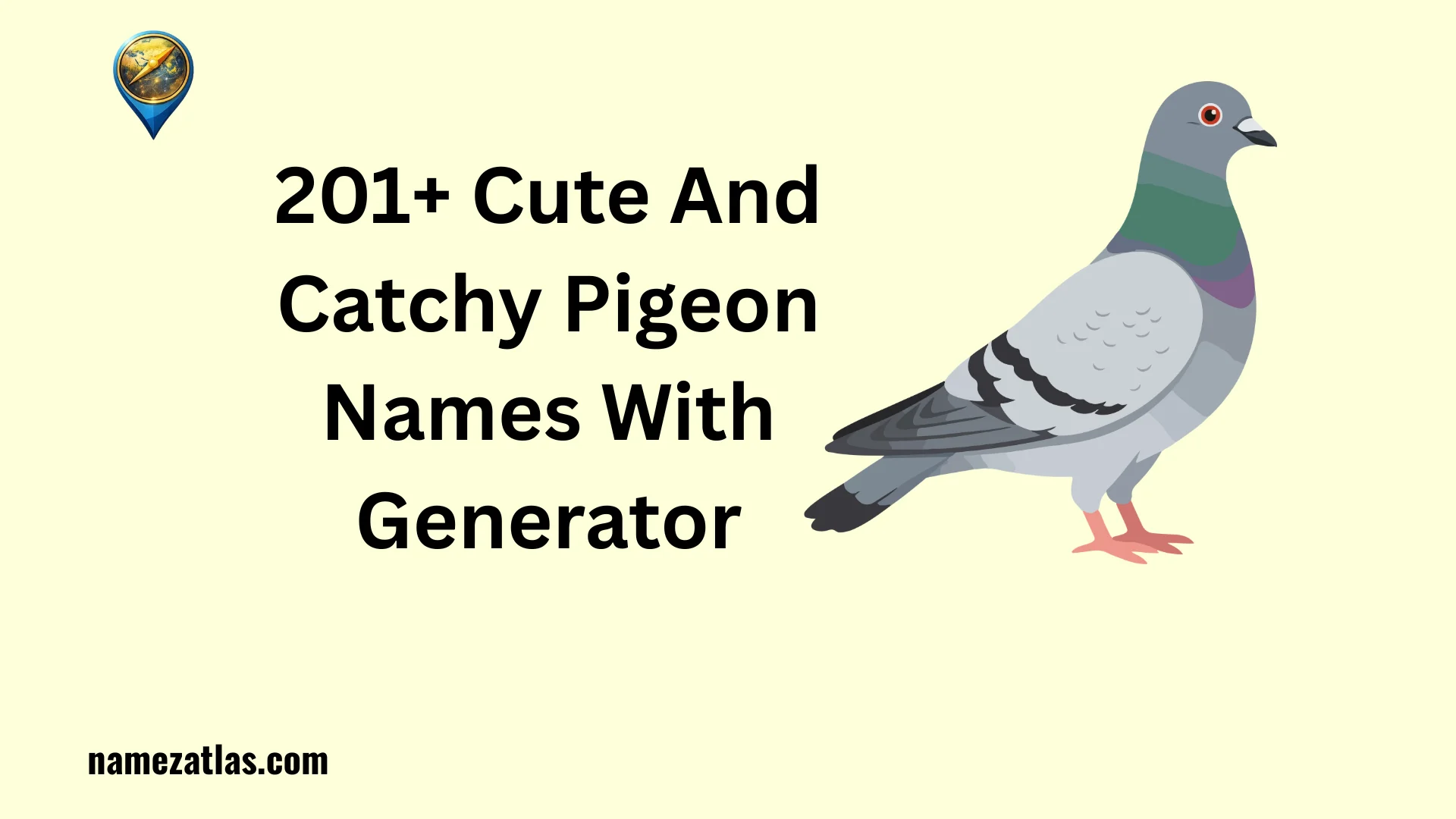 Cute And Catchy Pigeon Names With Generator