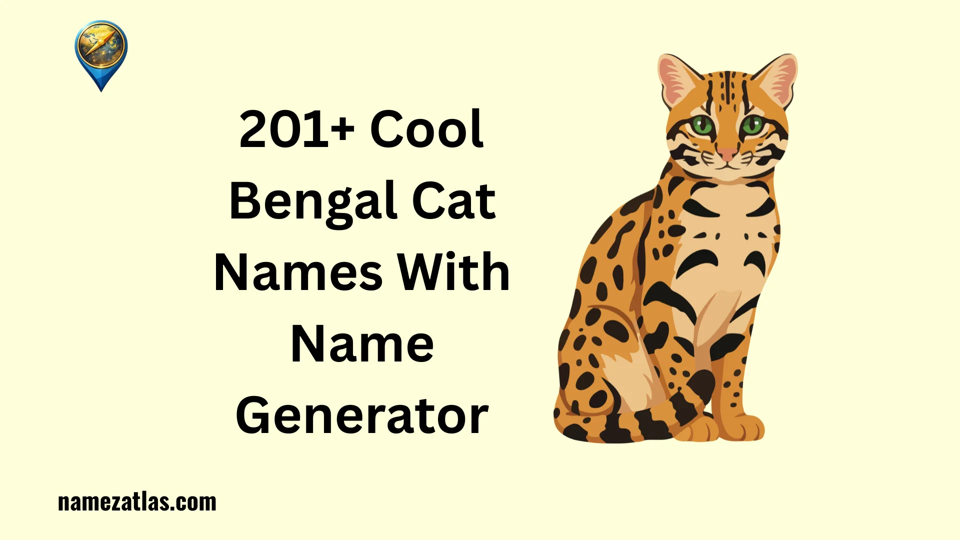 Cool Bengal Cat Names With Name Generator