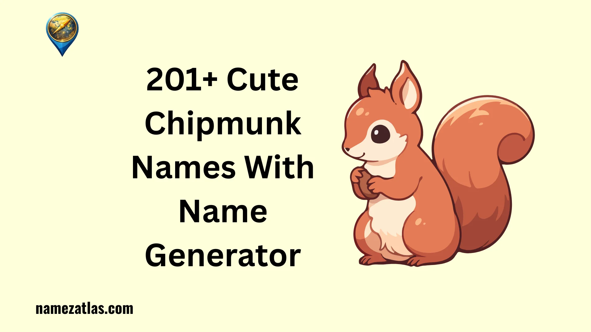 Cute Chipmunk Names With Name Generator