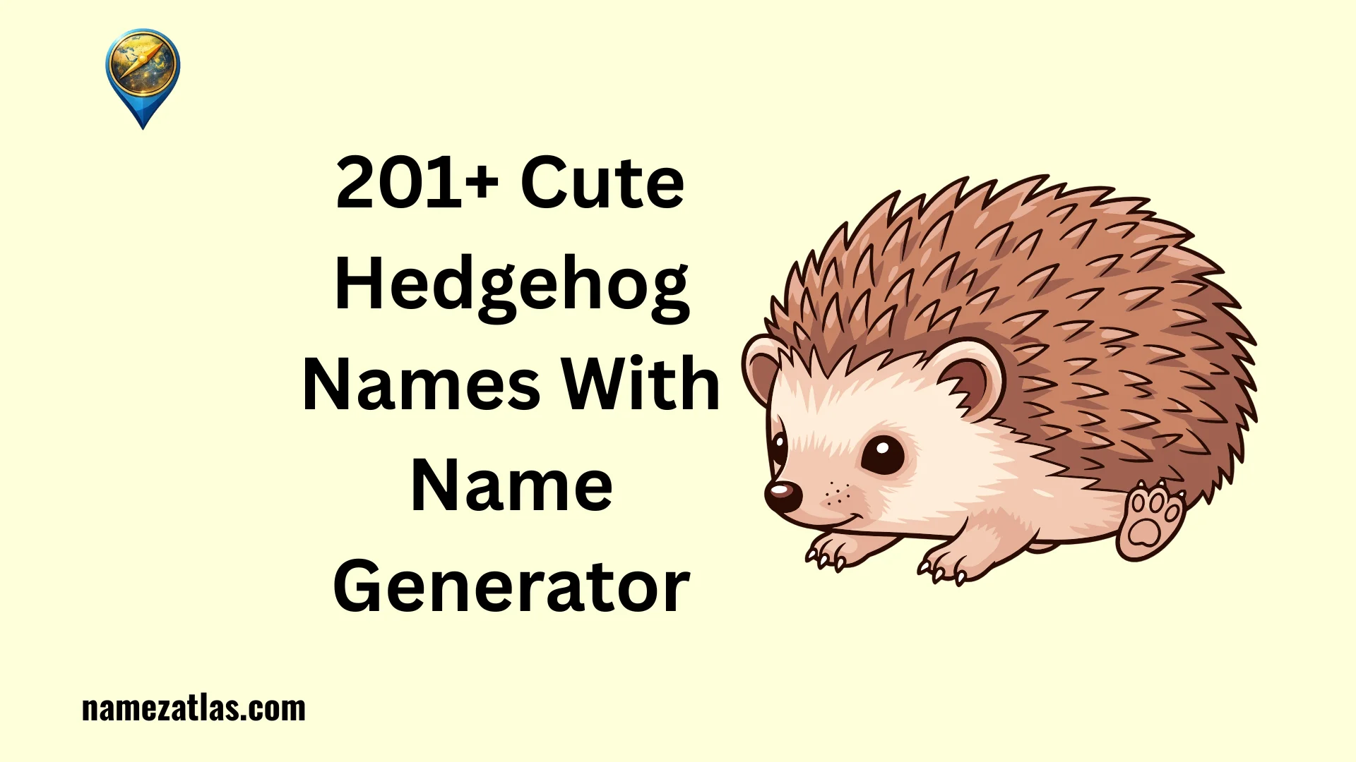 Cute Hedgehog Names With Name Generator