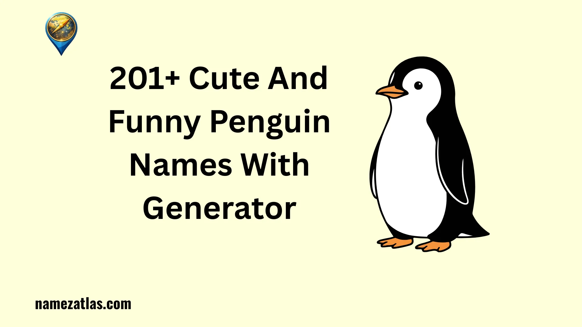 Cute And Funny Penguin Names With Generator