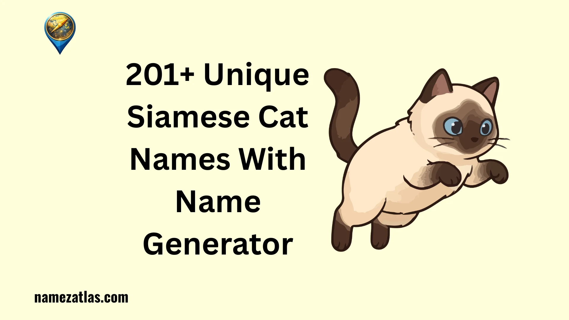 Unique Siamese Cat Names With Name Generator