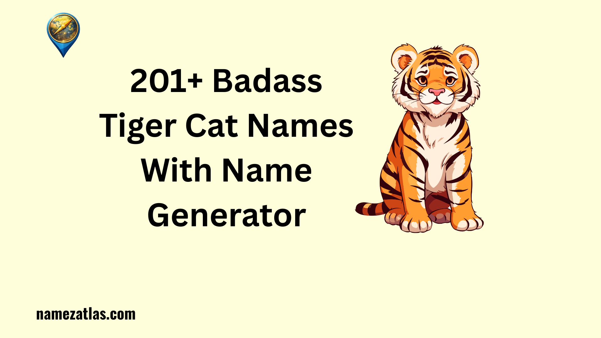 Badass Tiger Cat Names With Name Generator