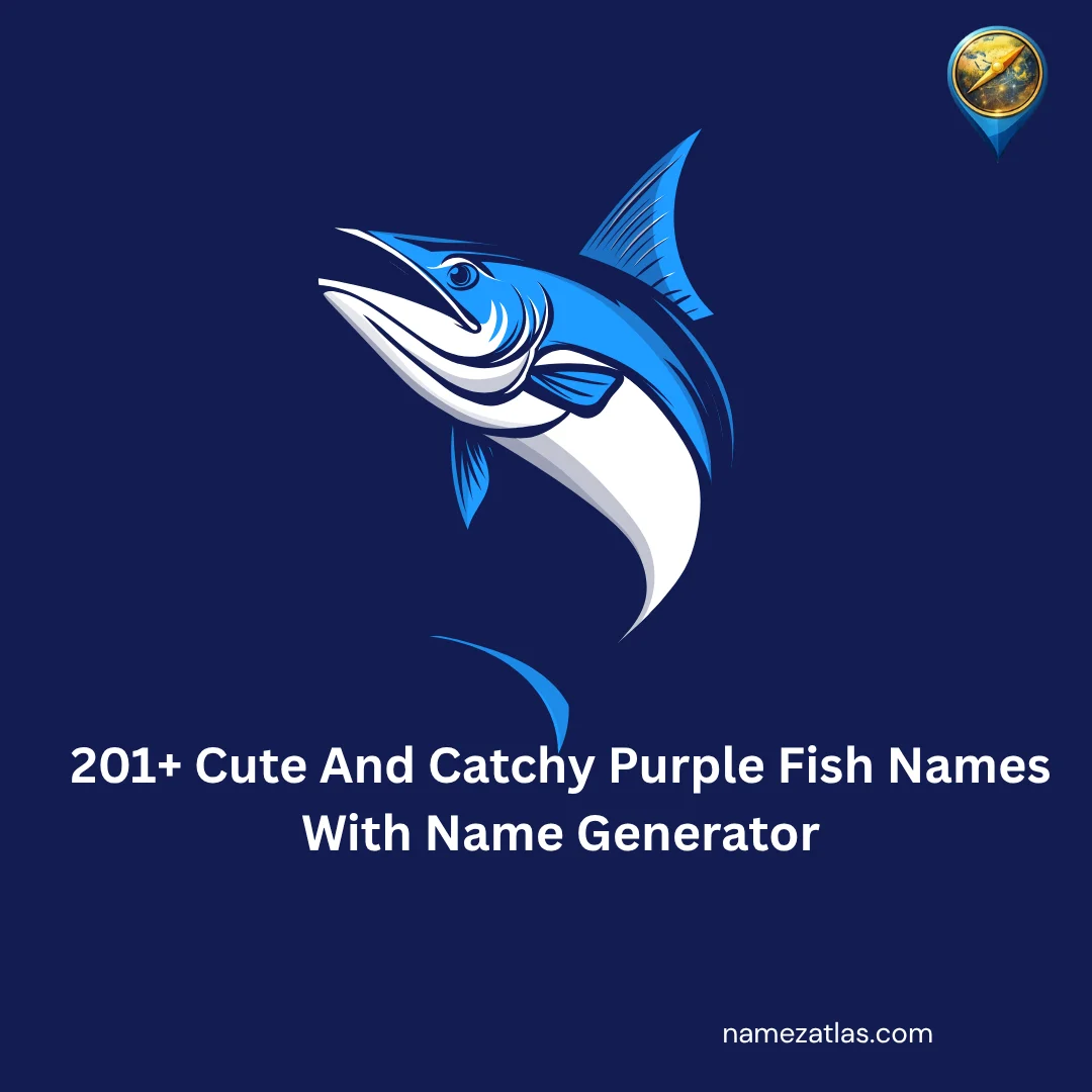 Cute And Catchy Purple Fish Names With Name Generator