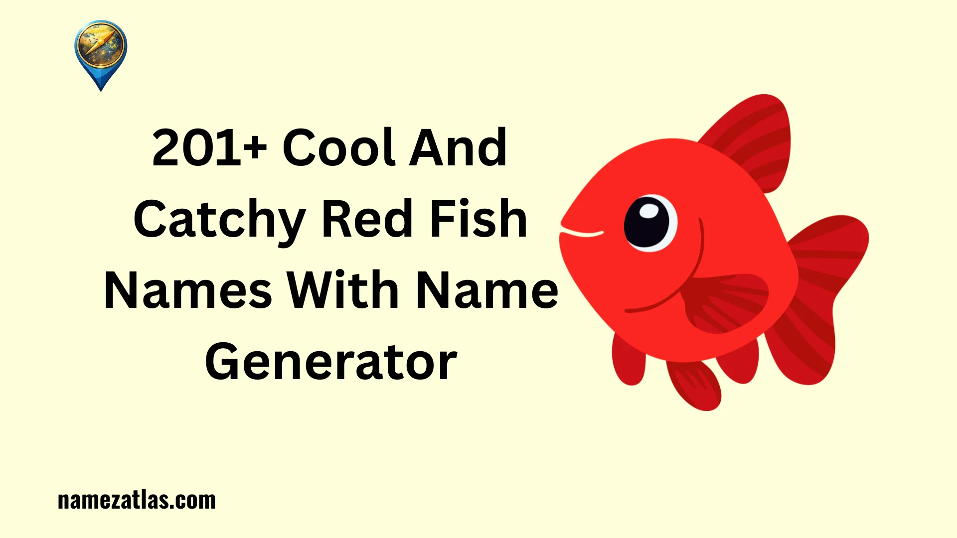 Cool And Catchy Red Fish Names With Name Generator,