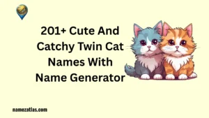 Cute And Catchy Twin Cat Names With Name Generator