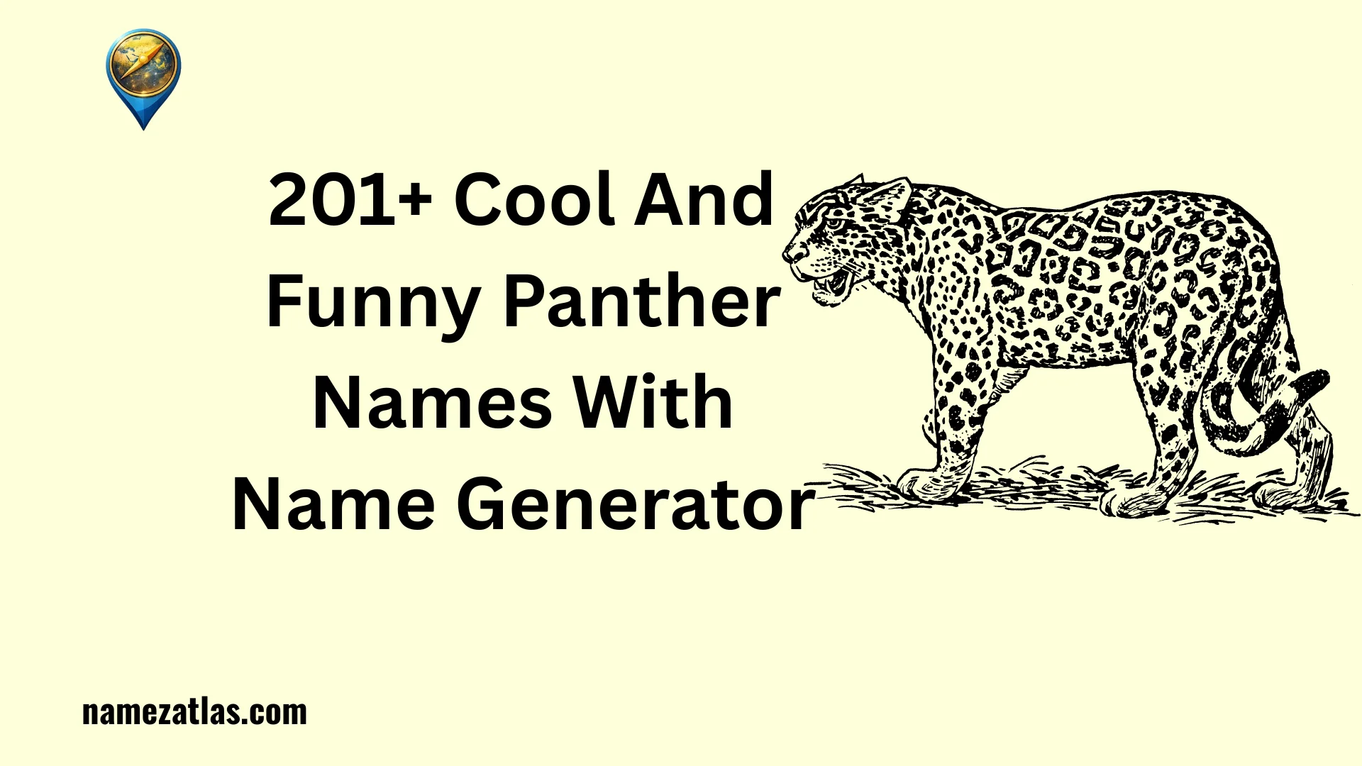 Cool And Funny Panther Names With Name Generator