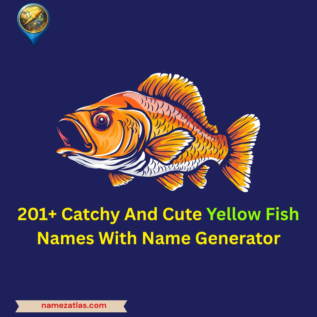 Catchy And Cute Yellow Fish Names With Name Generator