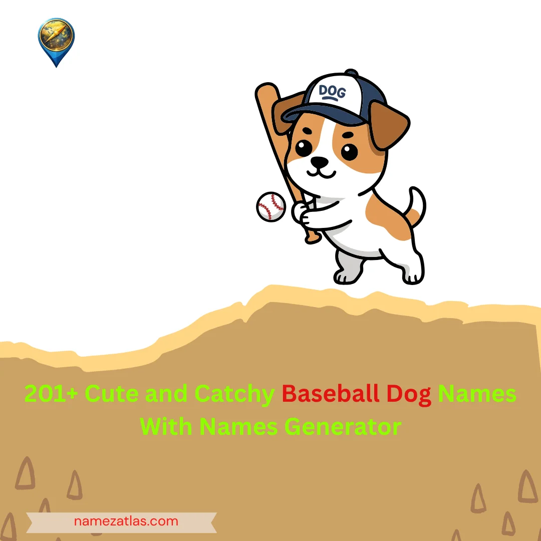 Cute and Catchy Baseball Dog Names With Names Generator