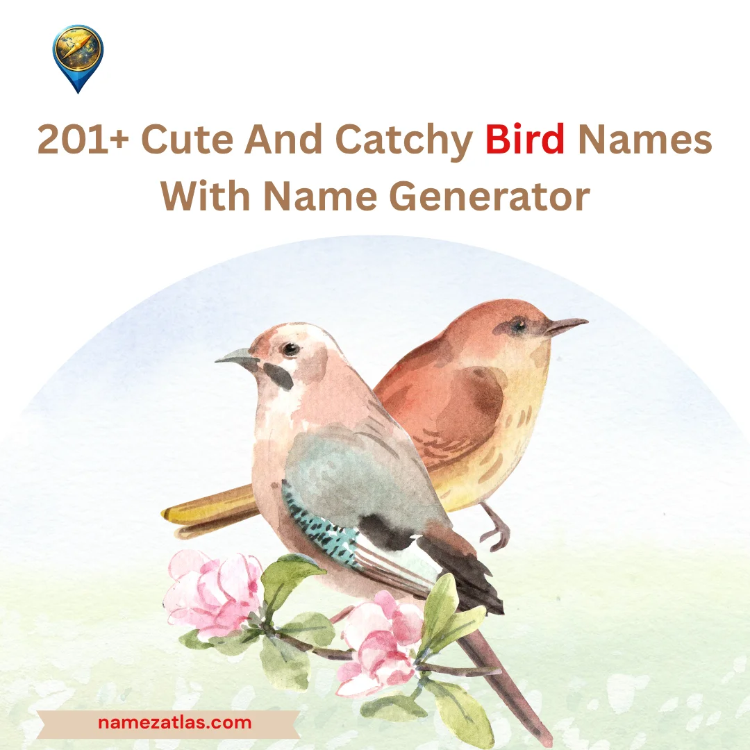Cute And Catchy Bird Names With Name Generator
