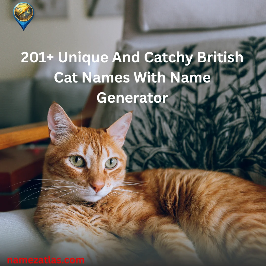 Unique And Catchy British Cat Names With Name Generator