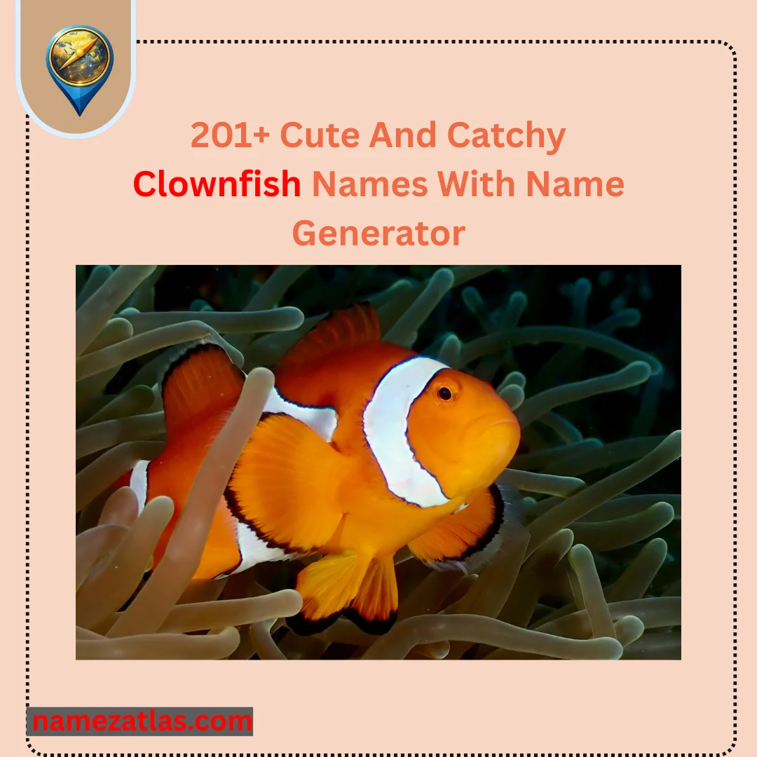 Cute And Catchy Clownfish Names With Name Generator