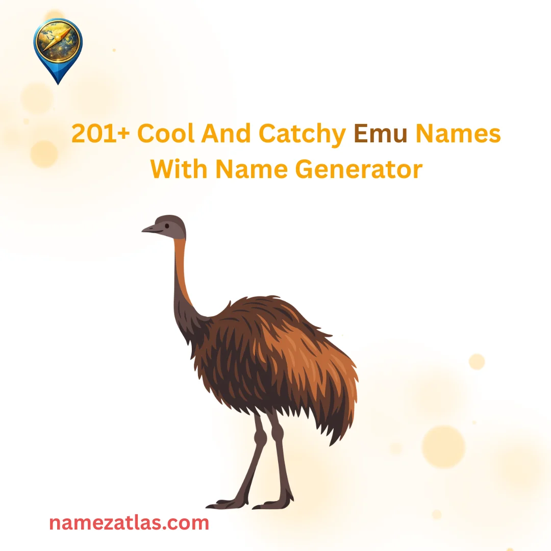 Cool And Catchy Emu Names With Name Generator