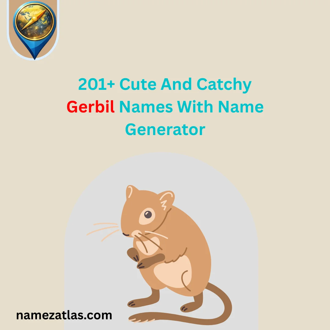 Cute And Catchy Gerbil Names With Name Generator