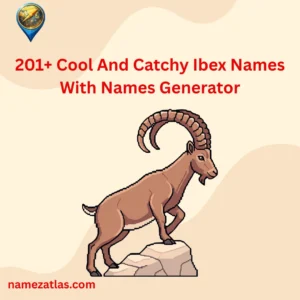 Cool And Catchy Ibex Names With Names Generator