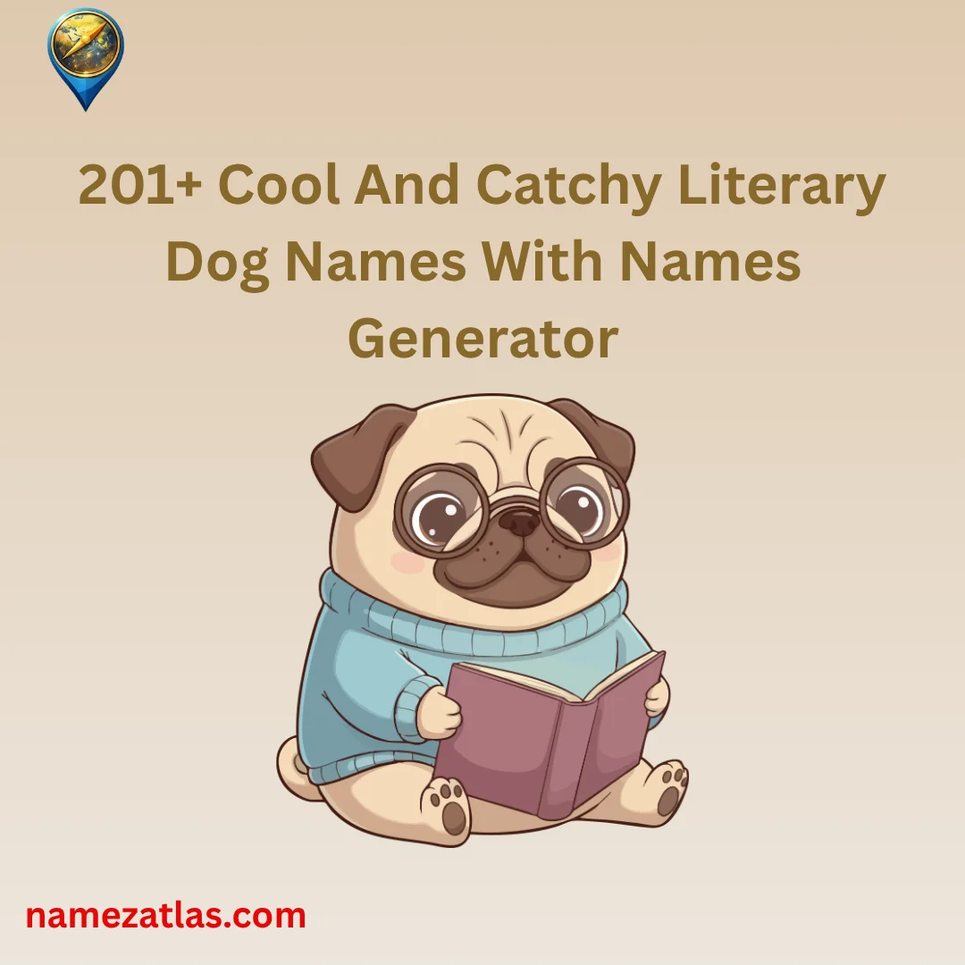 Cool And Catchy Literary Dog Names With Names Generator