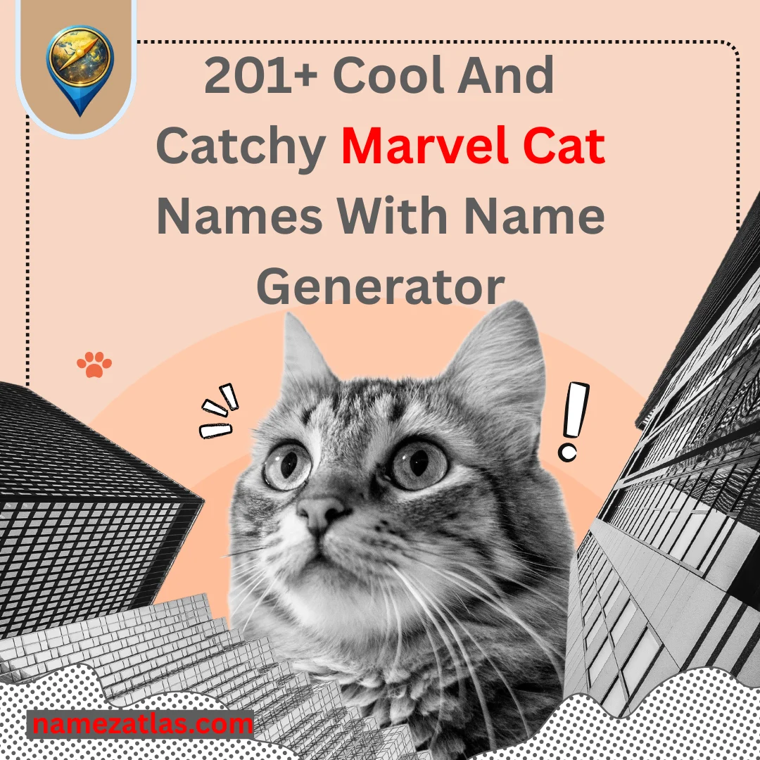 Cool And Catchy Marvel Cat Names With Name Generator