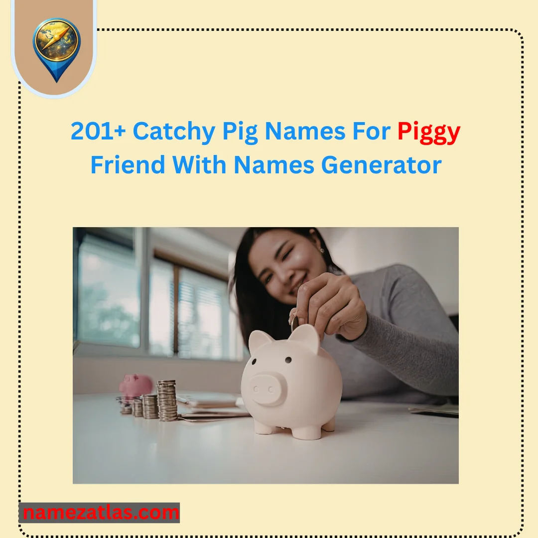 Catchy Pig Names For Piggy Friend With Names Generator