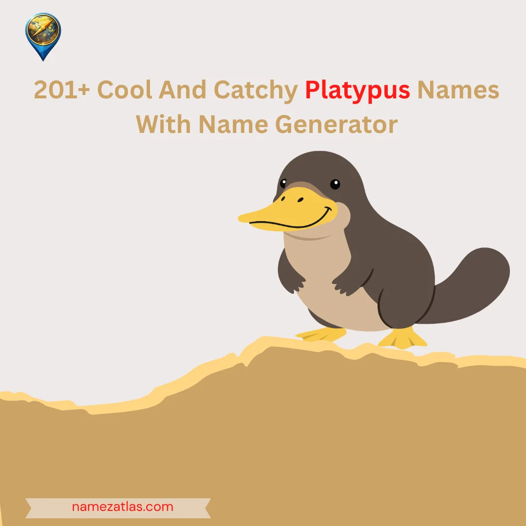 Cool And Catchy Platypus Names With Name Generator