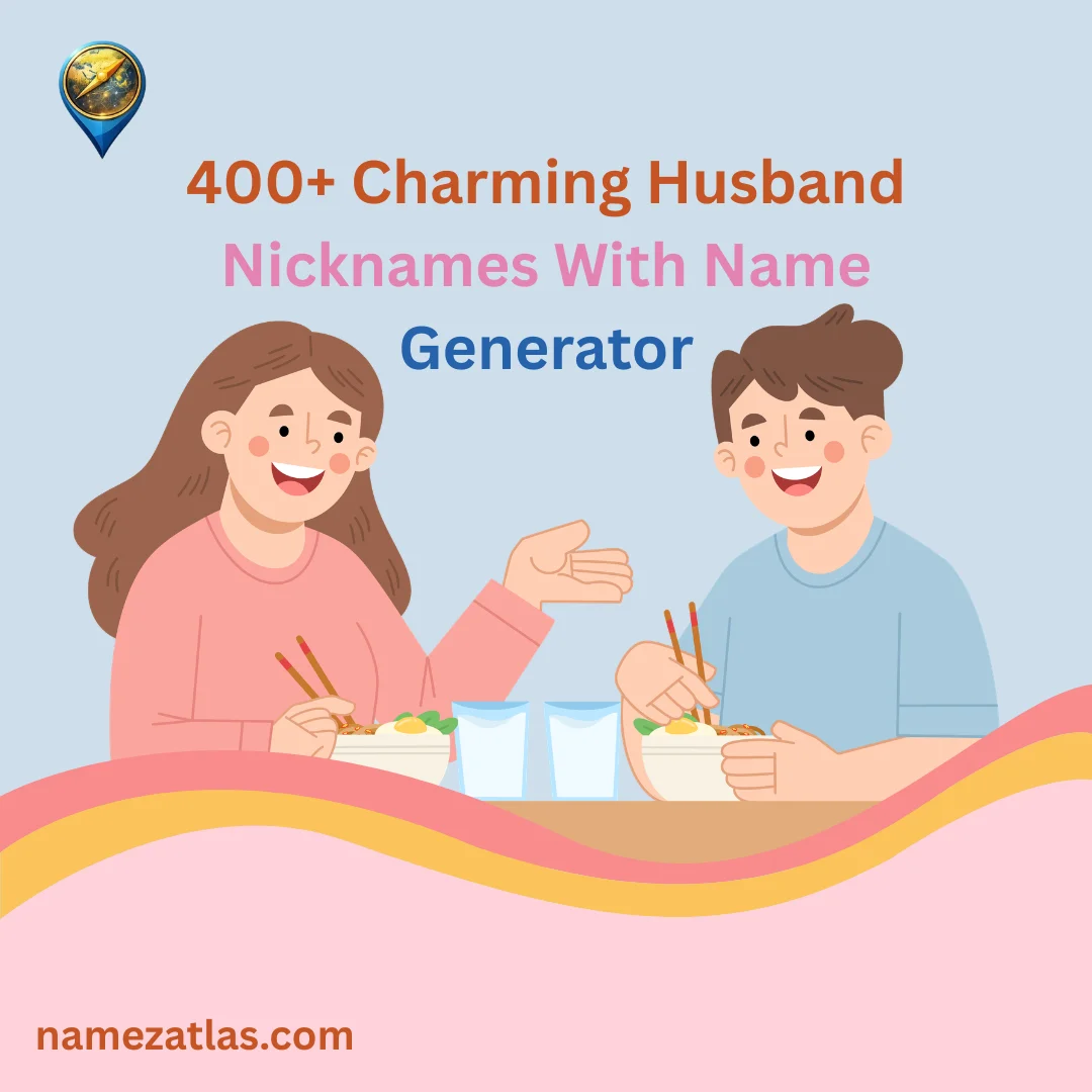 Charming Husband Nicknames With Name Generator