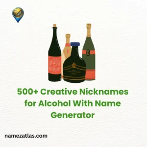 Creative Nicknames for Alcohol With Name Generator