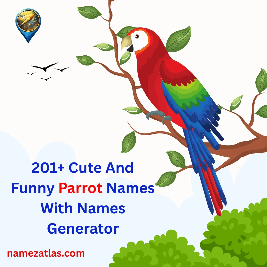 Cute And Funny Parrot Names With Names Generator