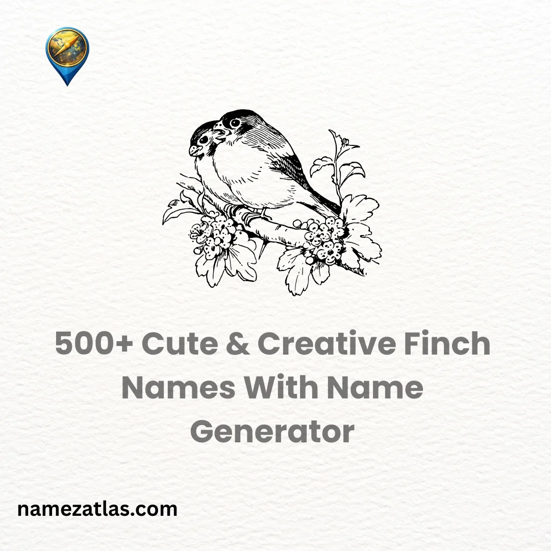 Cute & Creative Finch Names With Name Generator