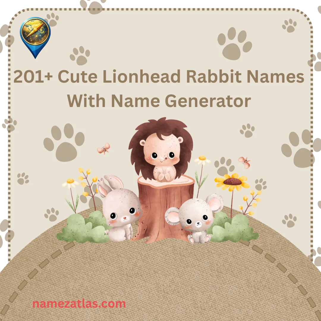 Cute Lionhead Rabbit Names With Name Generator