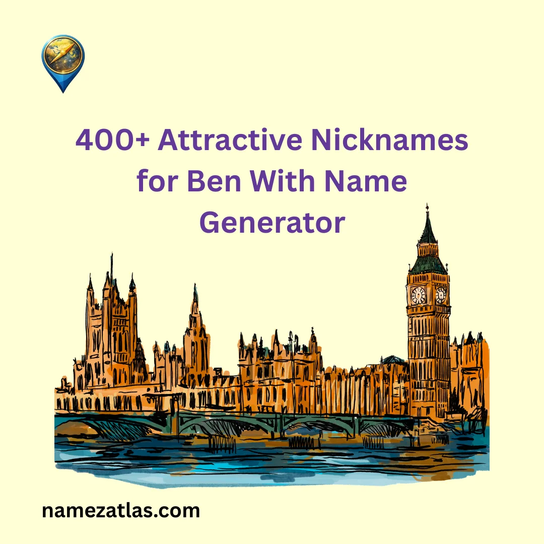 Attractive Nicknames for Ben With Name Generator