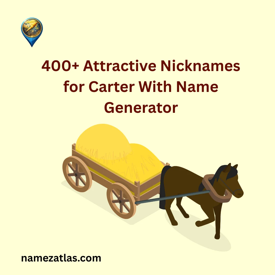 Attractive Nicknames for Carter With Name Generator