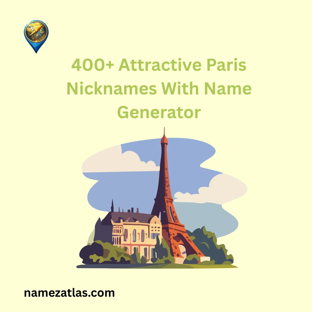 Attractive Paris Nicknames With Name Generator
