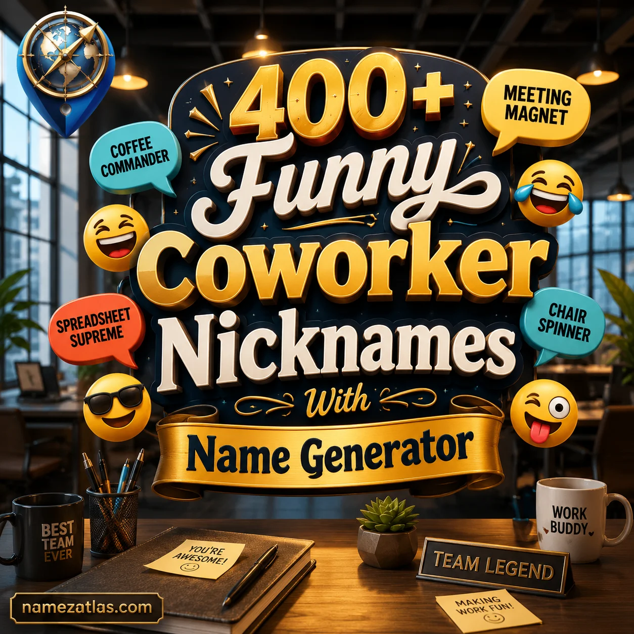 Funny Coworker Nicknames With Name Generator