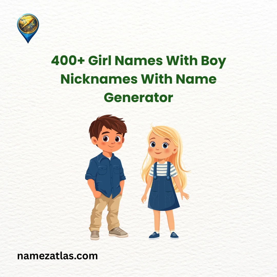 Girl Names With Boy Nicknames With Name Generator