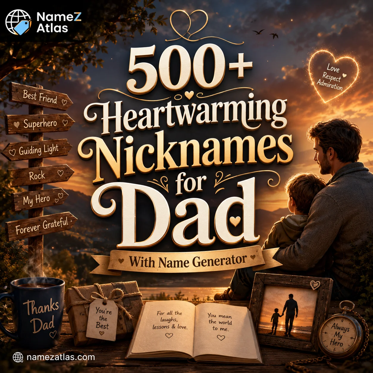 Heartwarming Nicknames for Dad With Name Generator