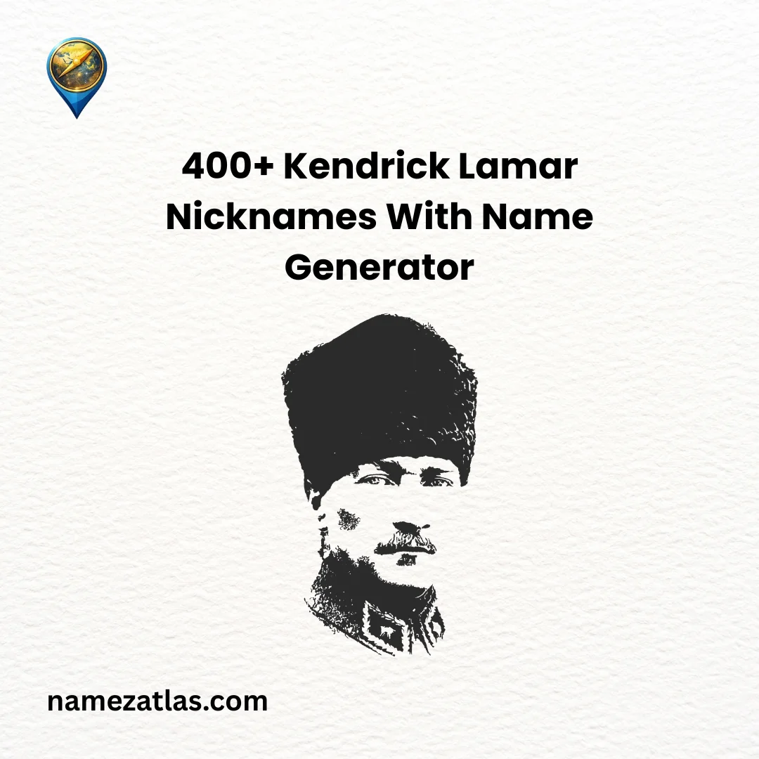 Kendrick Lamar Nicknames With Name Generator