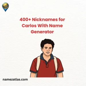Nicknames for Carlos With Name Generator