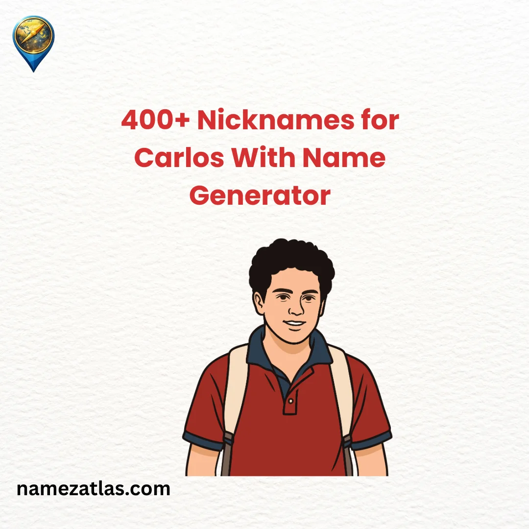 Nicknames for Carlos With Name Generator
