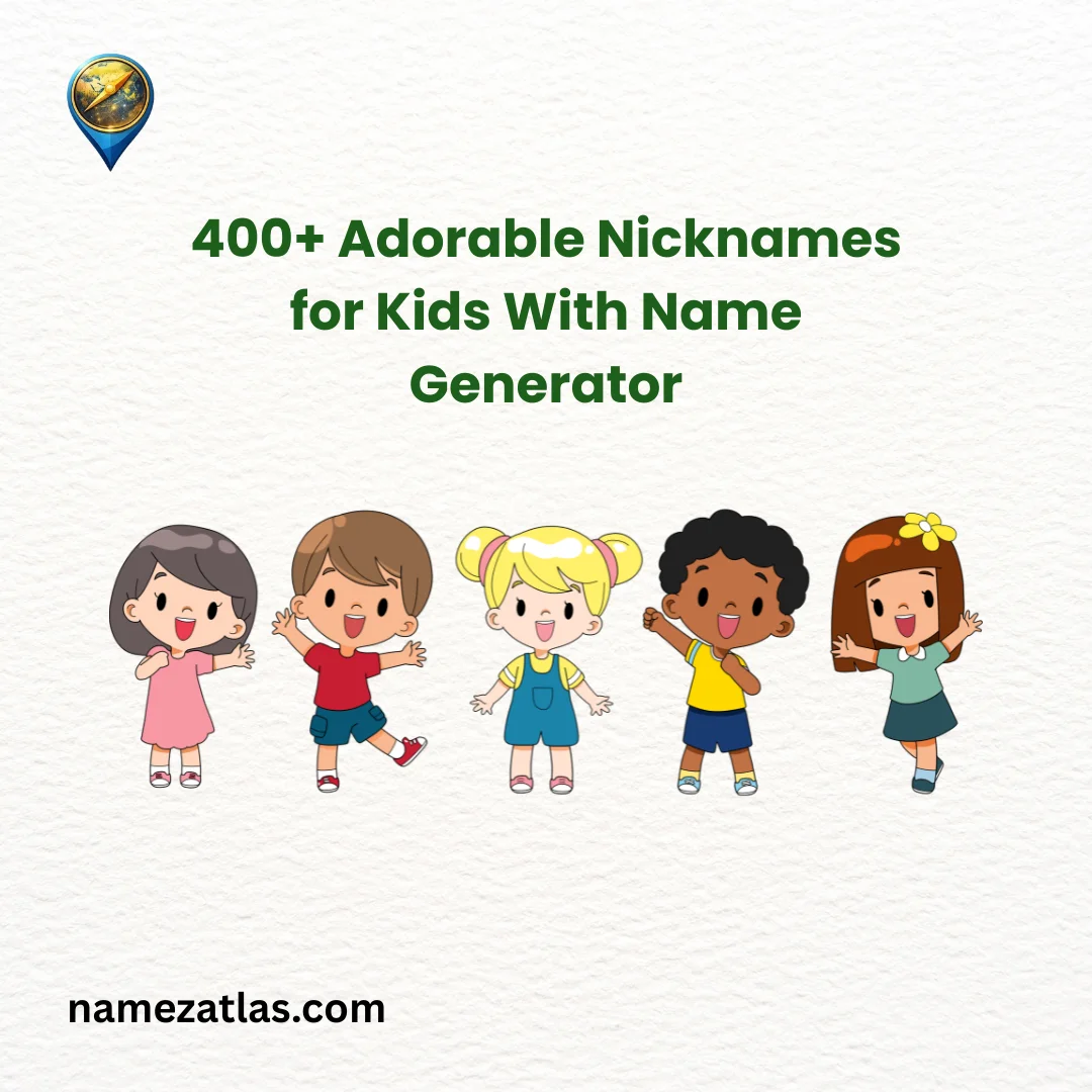 Adorable Nicknames for Kids With Name Generator